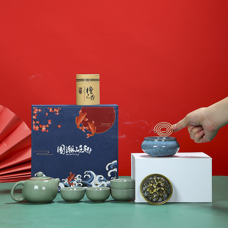 創意國潮茶具套裝禮盒