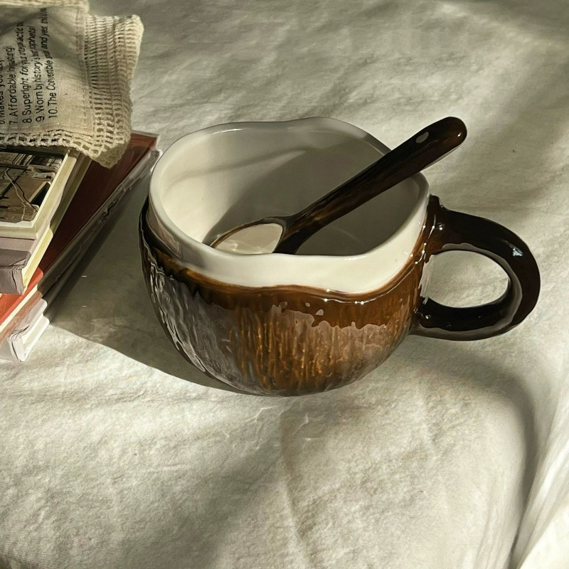 創意椰殼陶瓷杯