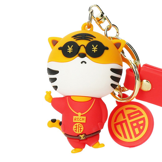PVC軟膠公仔鎖匙扣