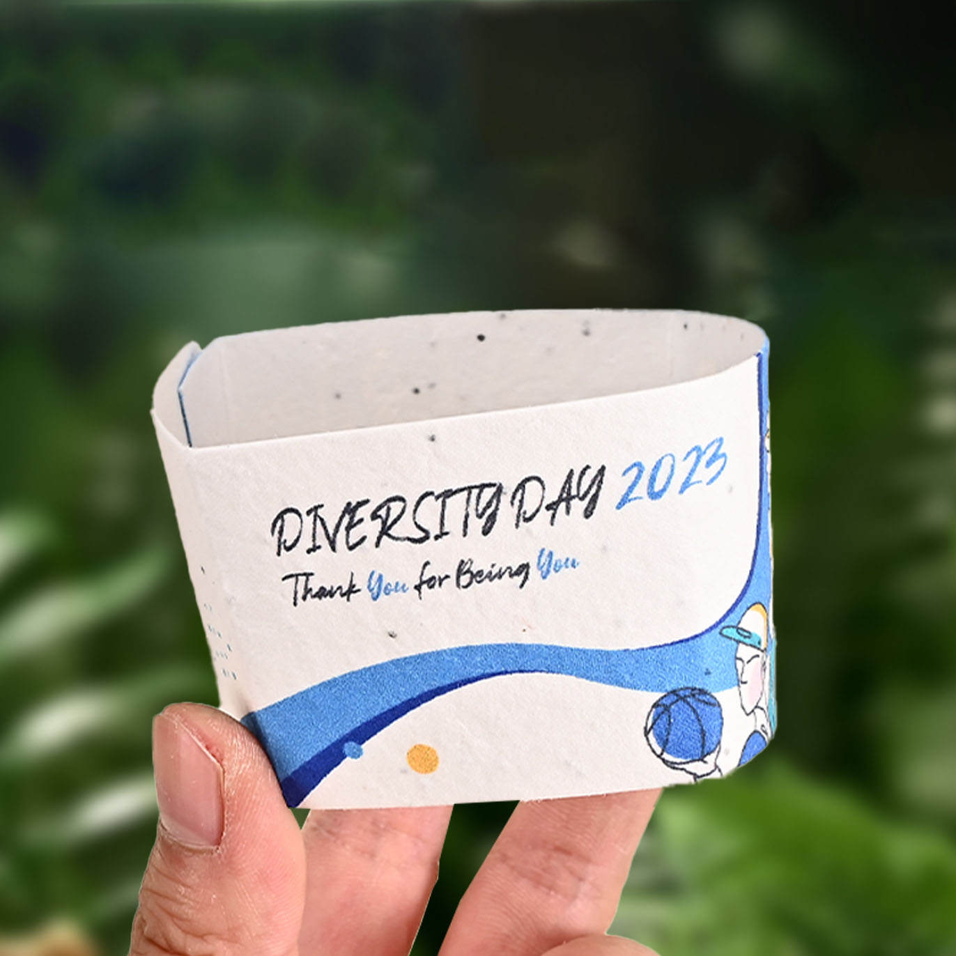 種子紙奶茶杯套