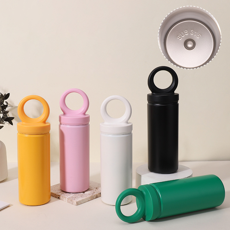 圓環手提保溫杯