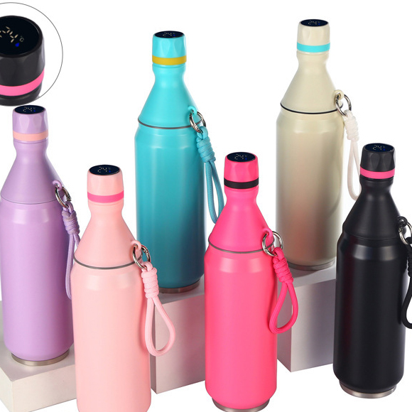 帶掛繩小口保溫杯