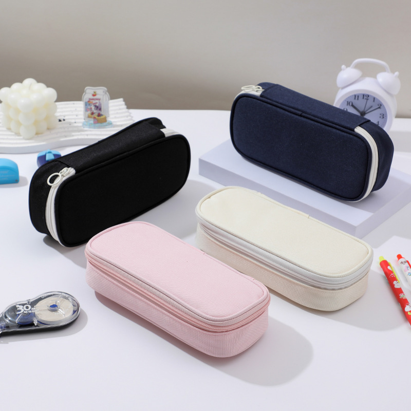 簡約大容量筆袋