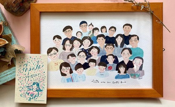 創意全家福相框
