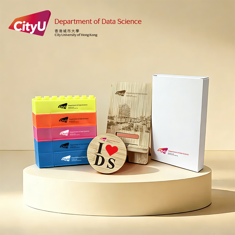 香港城大定制熒光筆+手机支架組合