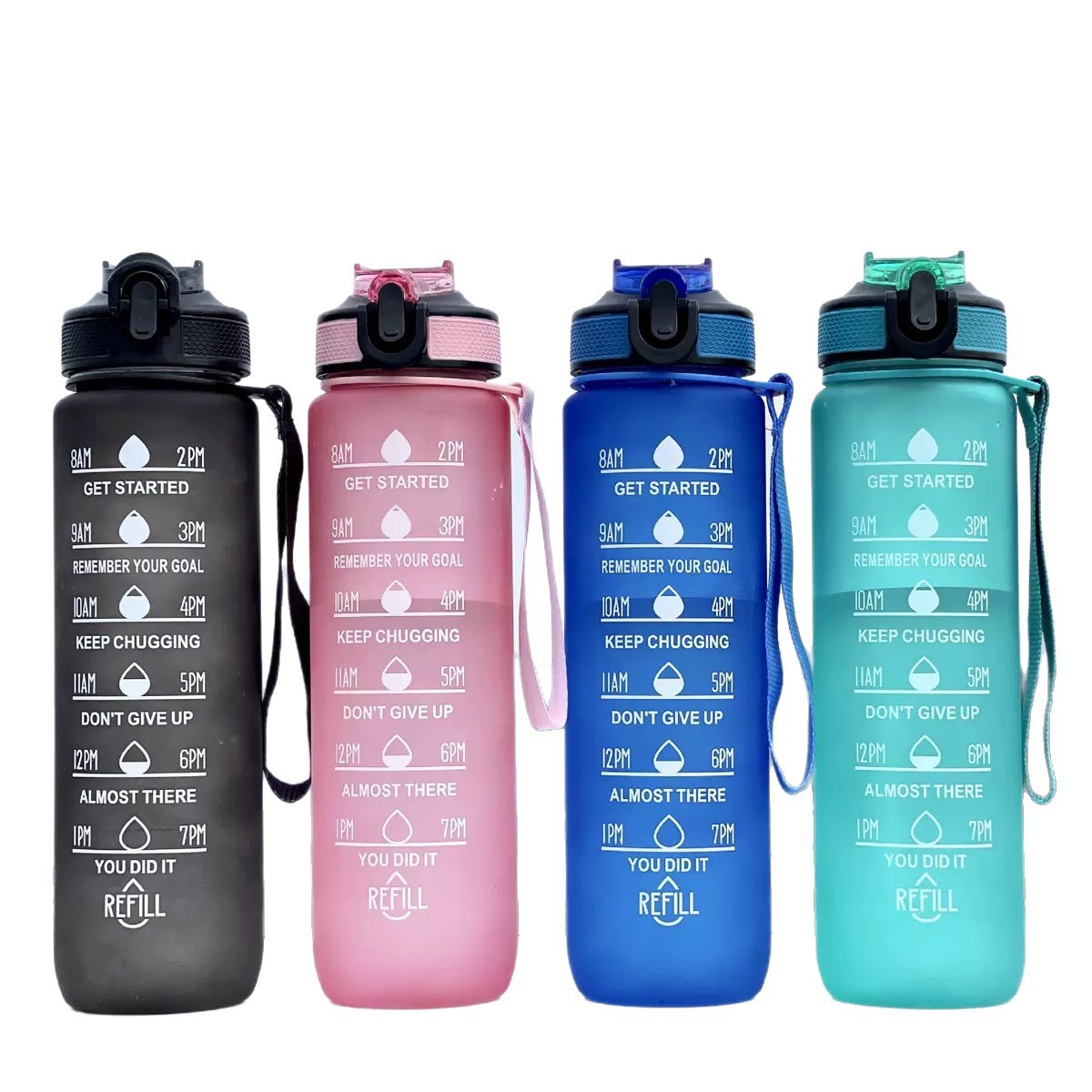 1公升時間標記運動水樽