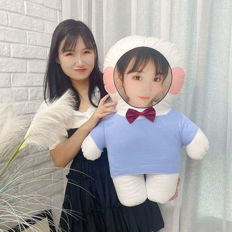 DIY真人印照片公仔