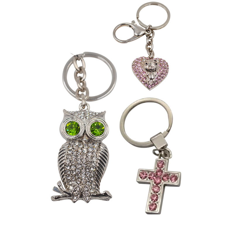 定制水晶裝飾鎖匙扣 