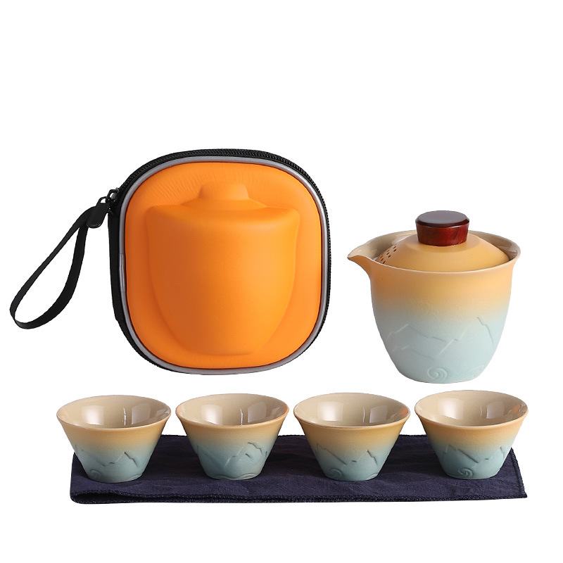 日式便攜旅行茶具套裝