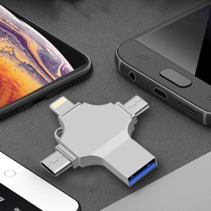 四合一十字金屬USB