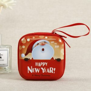 聖誕節方型卡通零錢包