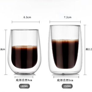 雙層防燙玻璃杯