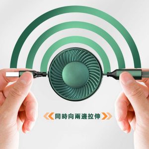 渦輪款三合一伸縮數據線