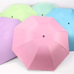純色三折縮骨遮