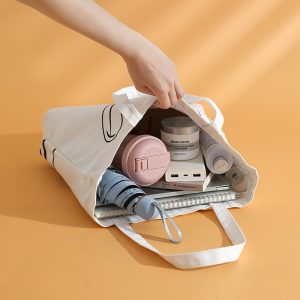 帶內袋大容量帆布袋