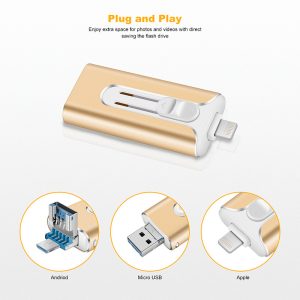 大容量三合一雙頭USB
