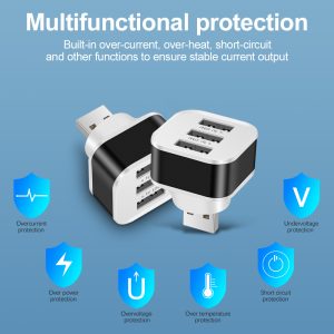 三口發光USB擴展器