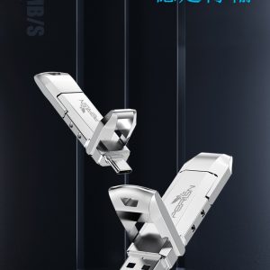 雙頭翻蓋高速金屬USB
