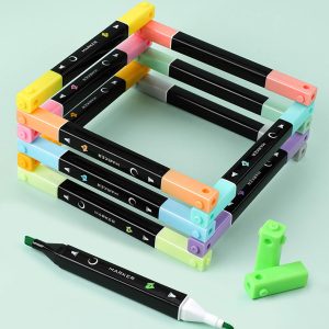 12色趣味雙頭螢光筆