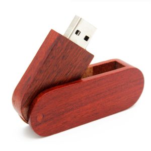 可旋轉木質USB