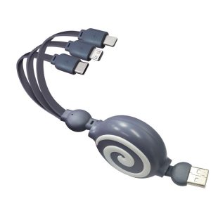 棒棒糖造型三合一數據線
