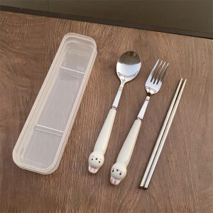 日式卡通兔子造型餐具