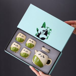 熊貓造型茶具禮盒套裝