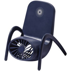 迷你椅子造型手機支架小風扇