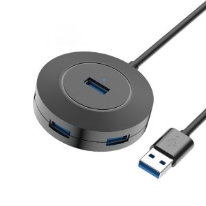 圓形四口USB擴展器