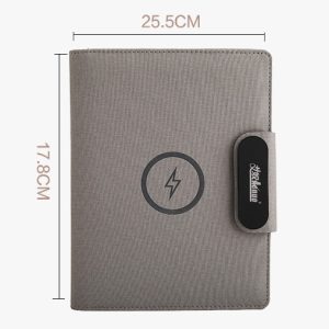 多功能帶無線充電記事簿