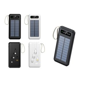 太陽能自帶線行動電源