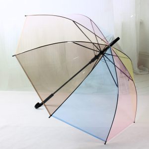 23寸透明彩虹雨傘