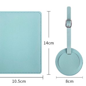 PU皮革行李牌登機牌套裝