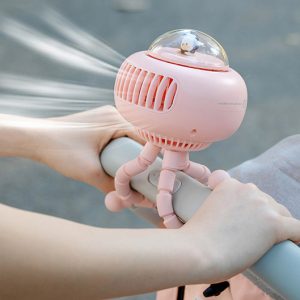 八爪魚夾式USB充電小風扇