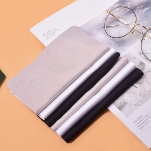純色麂皮絨眼鏡布
