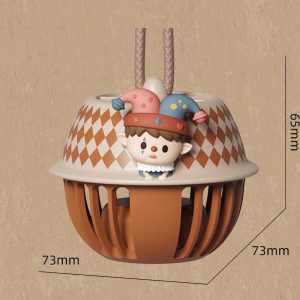 馬戲團鈴鐺無葉掛脖小風扇