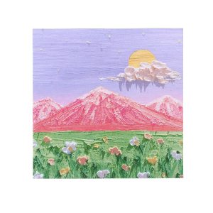 80張油畫風景便條紙