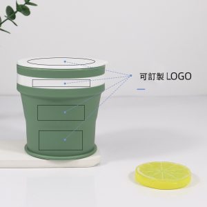 摺叠矽膠伸缩咖啡杯