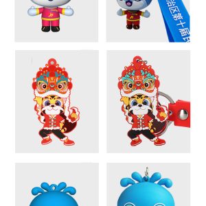 PVC軟膠公仔鎖匙扣