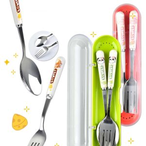 卡通透明餐具套裝