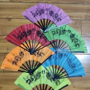 彩色中國風摺疊廣告扇