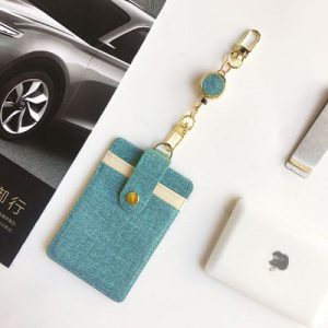 皮面伸縮扣證件套