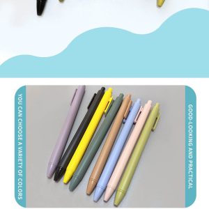 馬卡龍糖果色按動原子筆